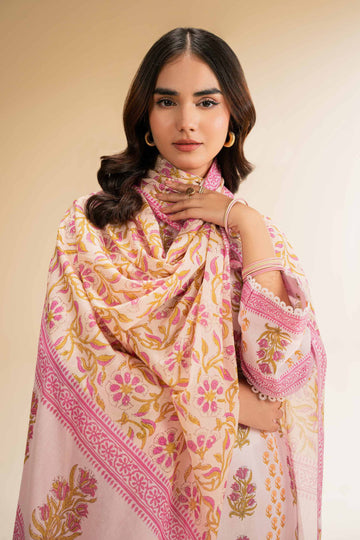 Nishat Linen 2 Piece - Printed Embroidered Suit - 42501157 Online Shopping
